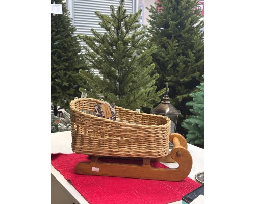 Украшение новогоднее Саночки 21*35см недорого