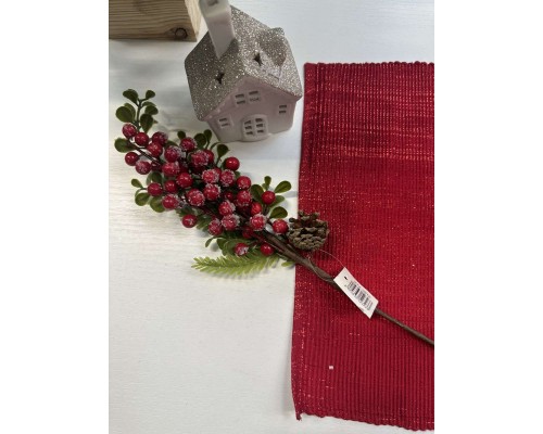 Ветка новогодняя искусственная 40см недорого