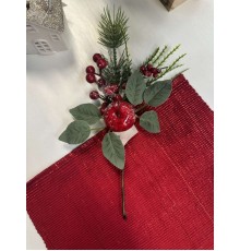 Ветка новогодняя искусственная 32см 