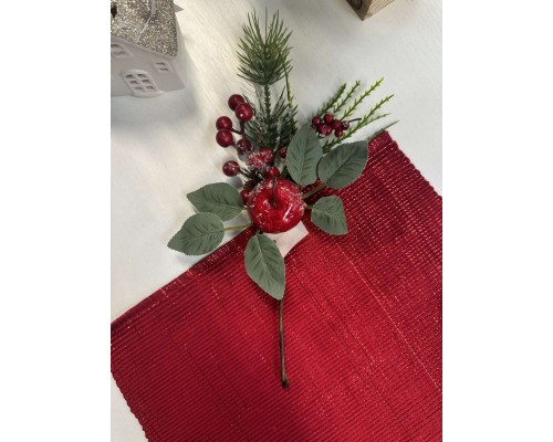 Ветка новогодняя искусственная  32см недорого 