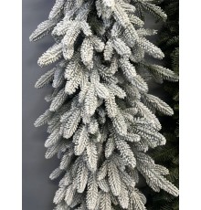 Гирлянда хвойная заснеженная литая 2м