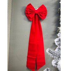 Украшение новогоднее "Бант" Красный 34 см *100 см 