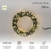 Гирлянда Роса с трансформатором 100 м, 1000 LED, теплое белое свечение купить