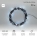 Купить электрогирлянду НИТЬ-РОСА 500 LED, БЕЛЫЙ, 50М; ПР-ЗЕЛ, IP 20