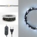 Купить электрогирлянду НИТЬ-РОСА 500 LED, БЕЛЫЙ, 50М; ПР-ЗЕЛ, IP 20