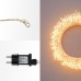 Купить Гирлянда роса Фейерверк с трансформатором 20 м, 1000 LED, теплое белое свечение
