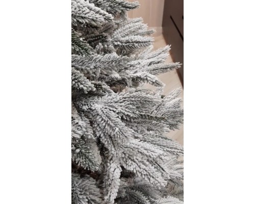 Искусственная Литая елка Заснеженная Стефани (без веток ПВХ) EXCLUSIVE 1,8м